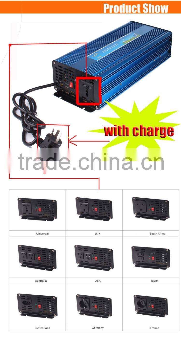 Chenf 5000W Energy Saving DC to AC Off Grid Single Output Type High Voltage Inverter With Charger