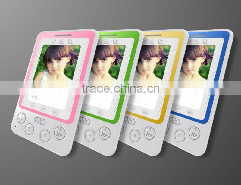 Kids phone tracker/small size gps phone Card size location tracking children senior cheap gps tracker