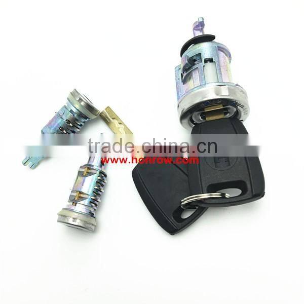 New products Fiat full set lock (indules ignition lock,left door lock,right door lock)