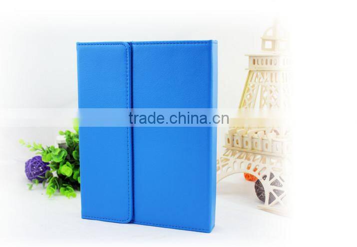 Mini portable Bluetooth Keyboard with leather case stand