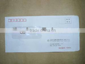 white paper file envelope