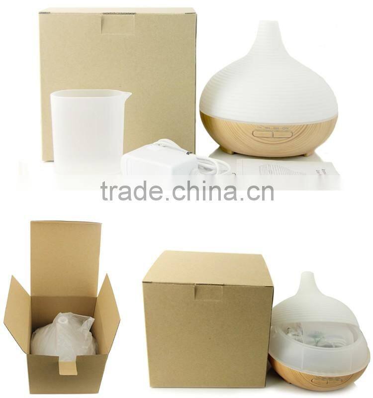 300ML hot sales Aroma Diffuser Ultrasonic Humidifier with color LED Changing essential oil diffuser