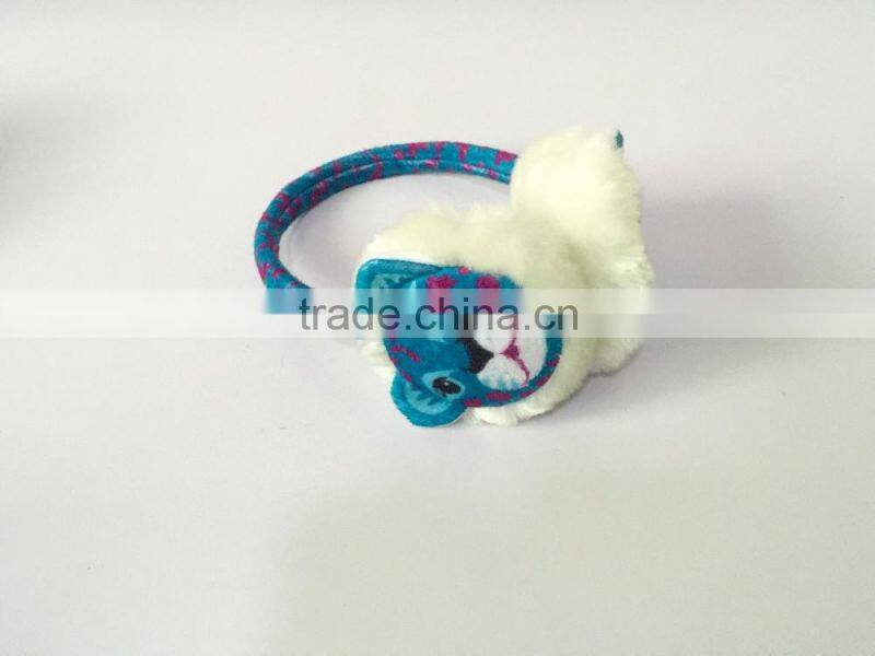 Fox / owl / Rabbit / Leopard Cartoon children knitted plush winter Warm children Telescopic earmuffs 2016 children accessories