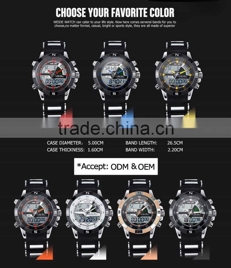 WH1104 WEIDE 2015 New Fashion Western Digital Watches Water Resistant Alibaba Express Watches Men