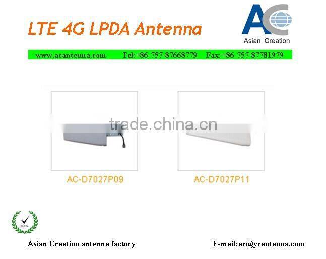 700-2700MHz 11dBi broadband LTE 4G LPDA antenna