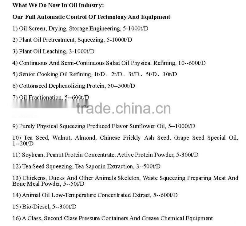 SINODER Edible Cooking Oil Refinery Plant sunflower oil processing machine edible oil refinery plant sesame