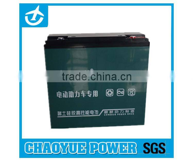 48V (12*4 )storage rechargeable battery for solar power , 22ah truck battery