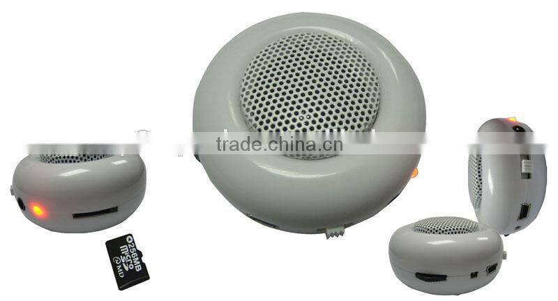 MPS-146 Low price!!!doughnut shape Promotion speaker,mini gift portable speaker