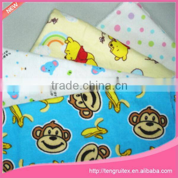 Wholesale Cotton Flannel Fabric Printed Brushed with Cheap Price