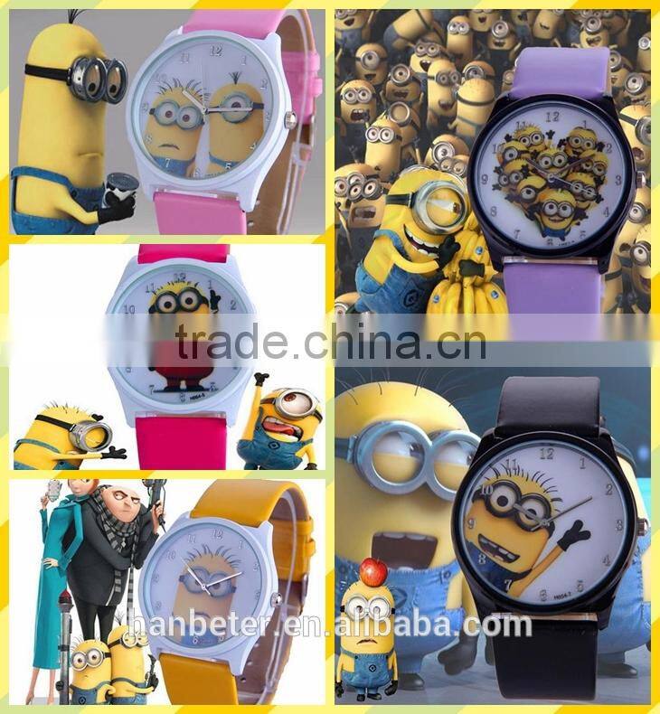 2015 New Hot China factory japan movement silicone slap watch for children watch