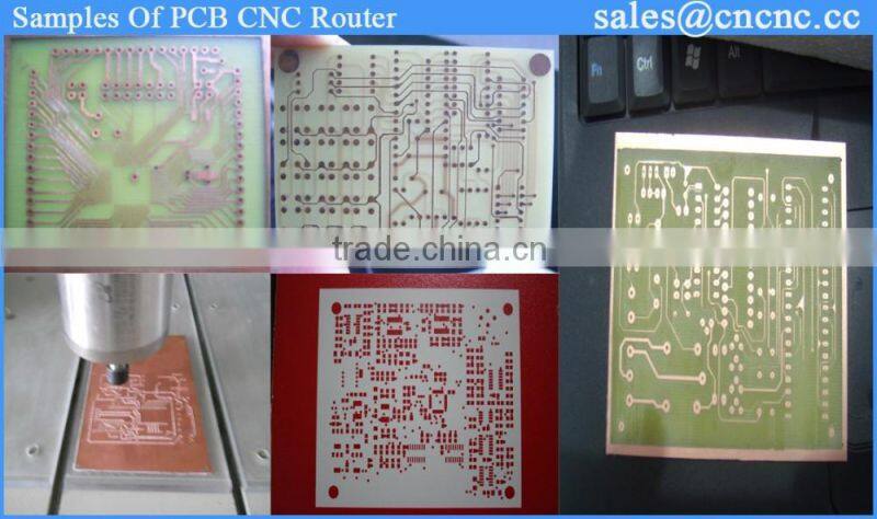 Cheap PCB CNC Router 600*600*100mm With 1.5KW Spindle&Linear Round Guide Rail ZK-6060
