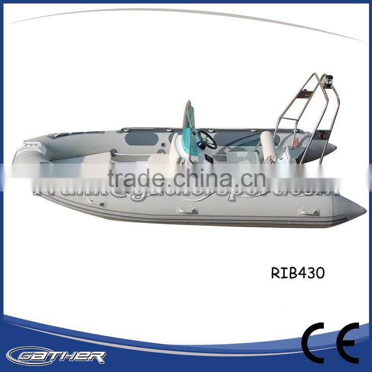Gather New Style PVC Competitive Price inflatable boats dinghy rib