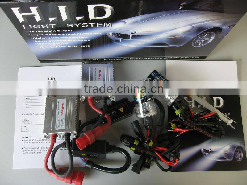 $12/kit CE quality factory directly hid xenon conversion kit single beam hid xenon
