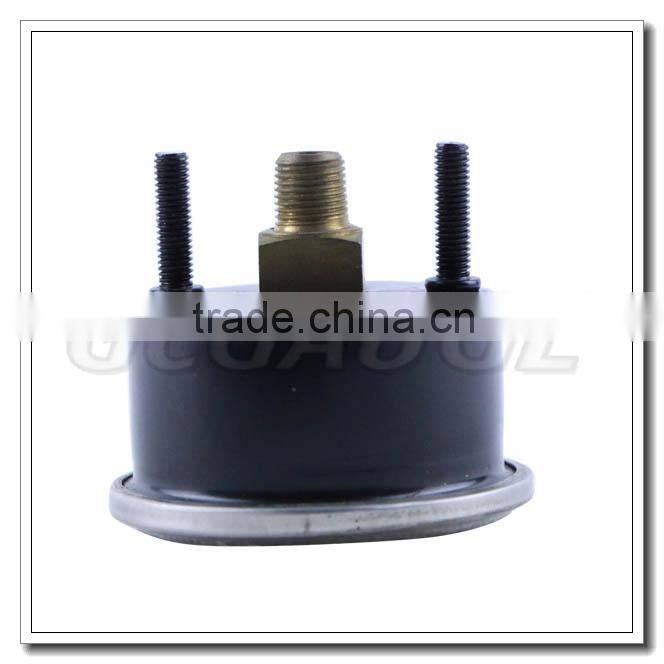 High quality steel back connection pressure gauge with 3 segment display