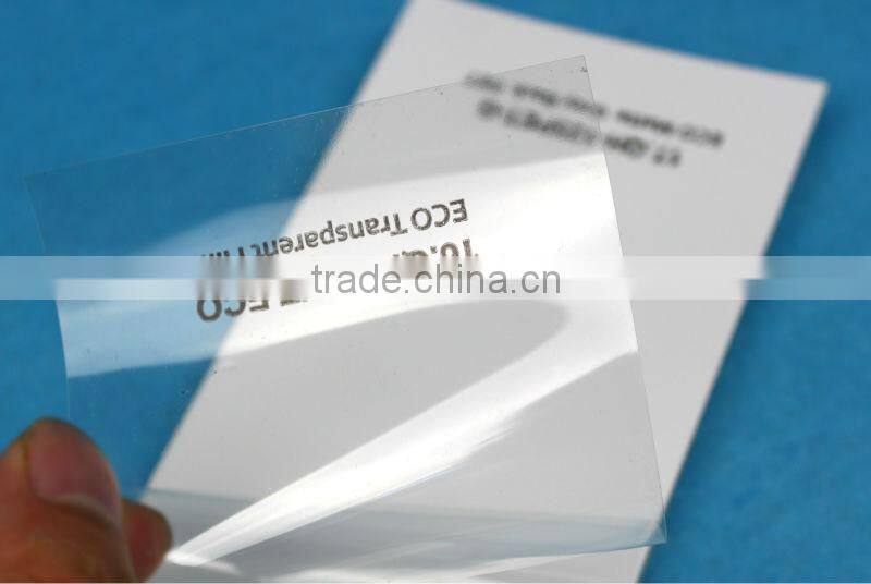 eco pet inkjet clear film
