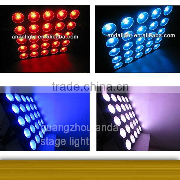 china suppiler guangzhou 25 eyes led rgb matrix blinder DMX lighting