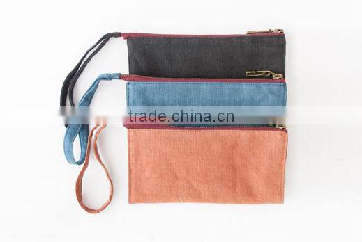 BA-1226 Pure Canvas wallet fashion hot sale wallet simple canvas wallet old fashion wallets