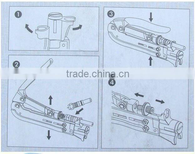 RG6 RG59 RG11 compression crimping f connector Tool