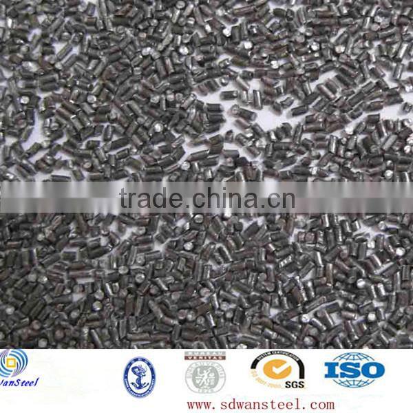 Various size of High quality zinc cut wire shot for shot blasting machine steel shot