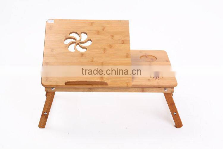 Bamboo bed table, notebook table, bed tray, camping table,sofa table,study table, study desk