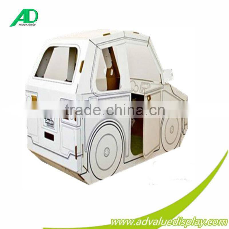kids playhouse furniture ec-friendly paper cardboard material children toy car