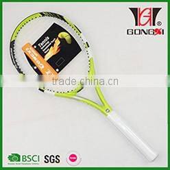 ATTACKER 501 YELLOW OEM steel head racket with badminton stringing/badminton