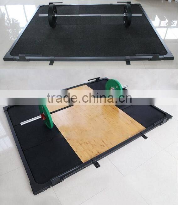 Crossfit rubber weightlifting platform,olympic platform