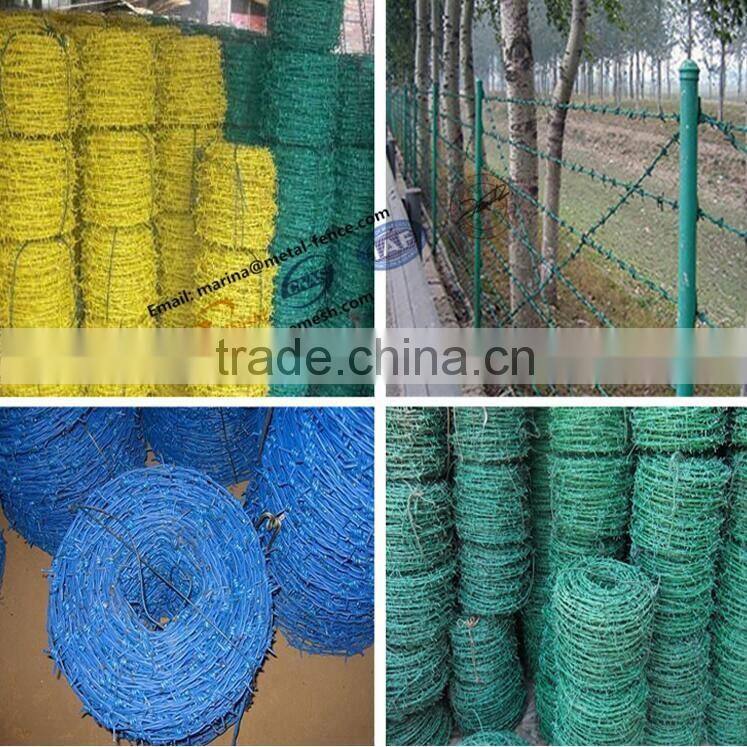 Low price barbed wire length per roll for sale