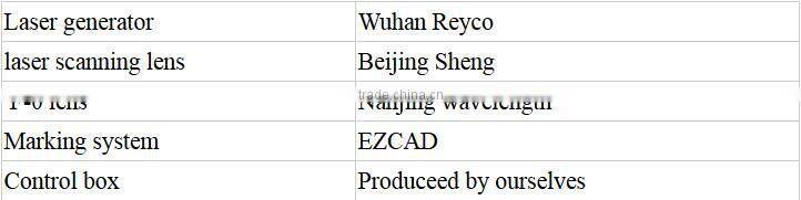 Metal/steel/gold/silver/logo/PCB/keyboard fiber laser marking machine price / portable laser marker