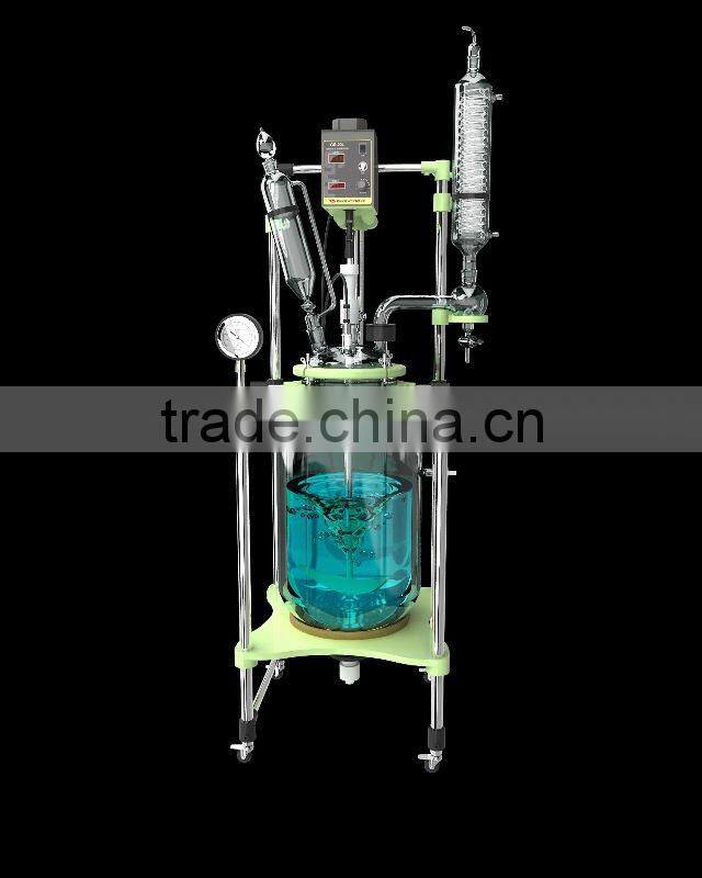 borosilicate glass jacketed reactor