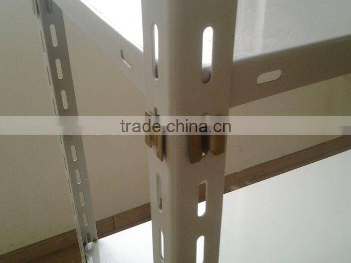 China supplier powder coating steel light duty angle iron shelf