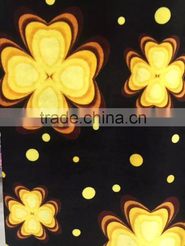 Bright Color Velvet Point With Flower Design KS VelvetStole