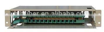 24 Ports ODF Fiber Patch Panel Rack Mounted Style 19inch 2U optic distribution frame