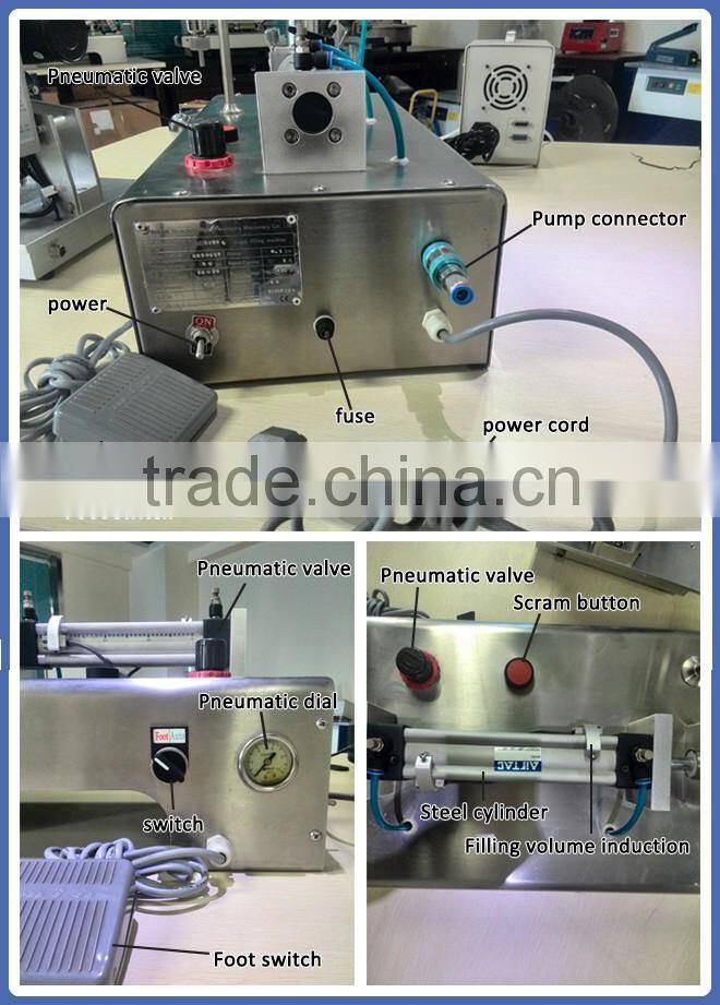 Semi-automatic mini vial filling machine