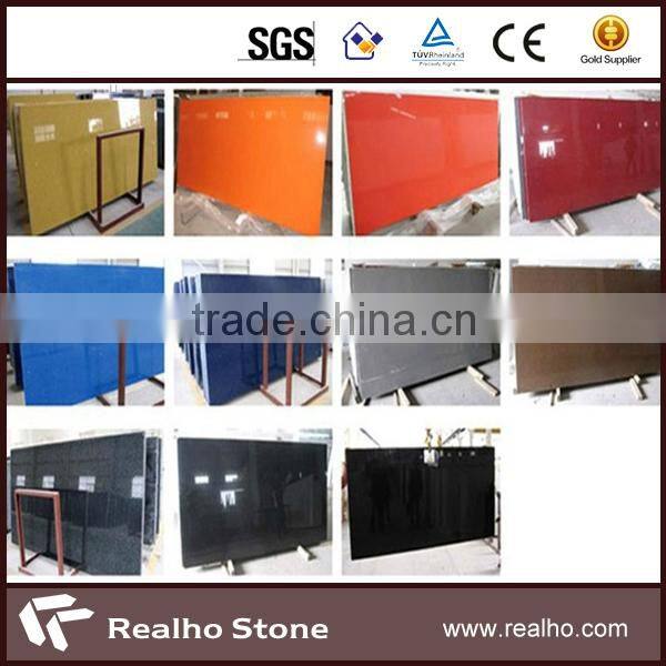 hot sale red quartz stone kitchen tops