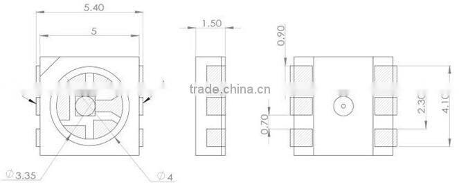 SMD 5050 Package,Customized led,GYX