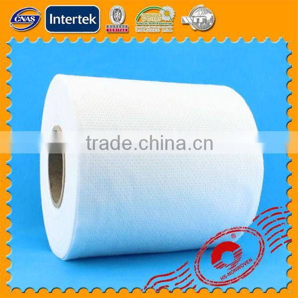 spunlace nonwoven fabric material in roll
