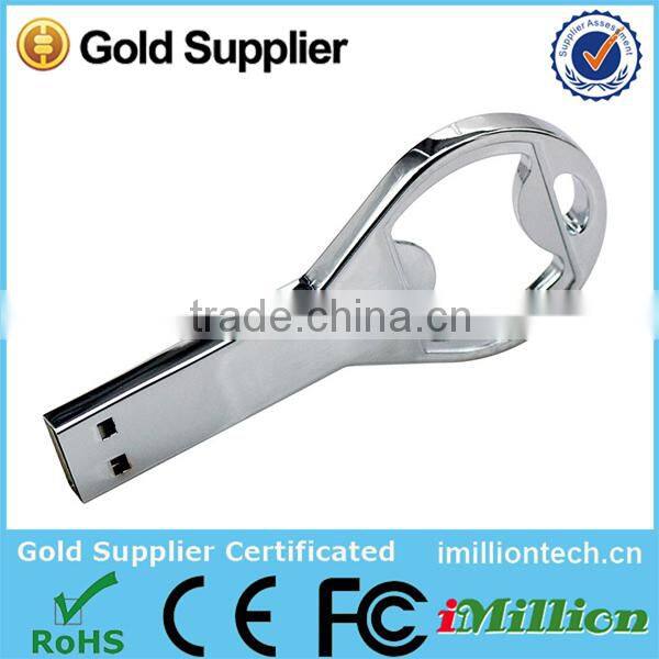 Customized branded metal usb bottle opener