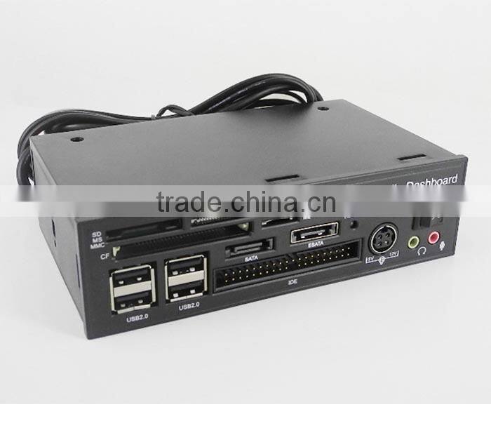 USB3.0 High Speed Media Dashboard Front Panel PC Multi Card Reader SATA