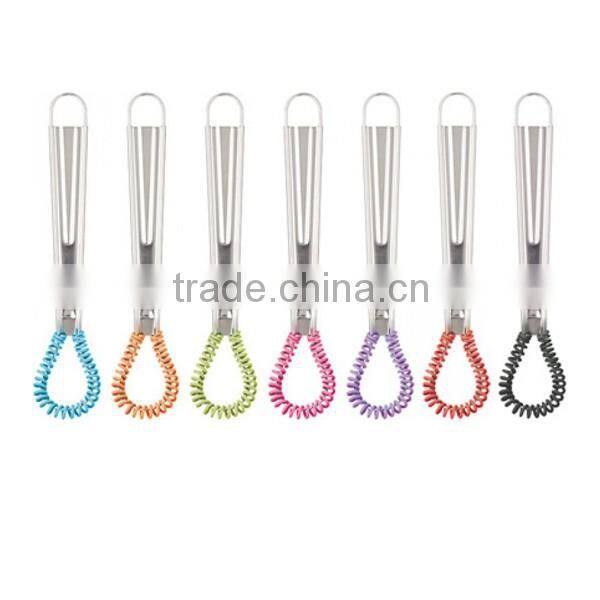 Silicone Balloon and Flat Whisk Twist Milk and Egg Beater Blender