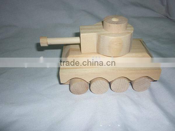 primary color wooden ship model for wholesale
