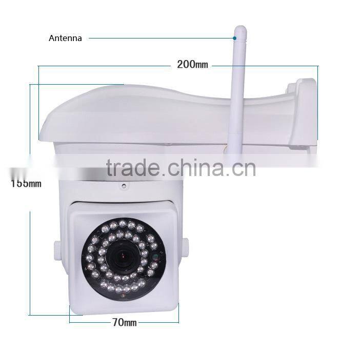 Hot selling 720P CCTV bullet Waterproof Outdoor Network Camera with H.264 IR 20m