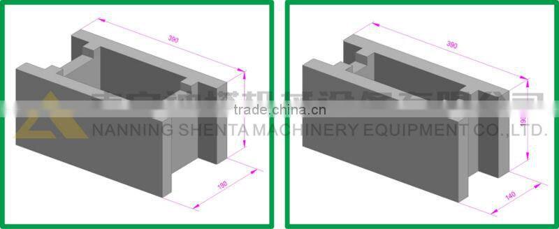 new China technology export QTJ4-40 concrete brick cement block making machine