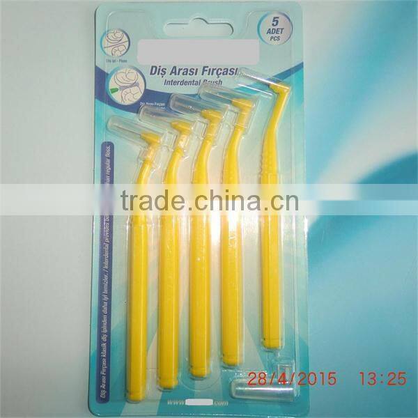 "L" style Interdental Brush Picks SSS, SS, S, M, China manufacturer, OEM offered