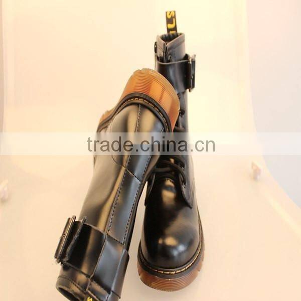 Cheap price fashion stylish martin boots high quality military leather boots