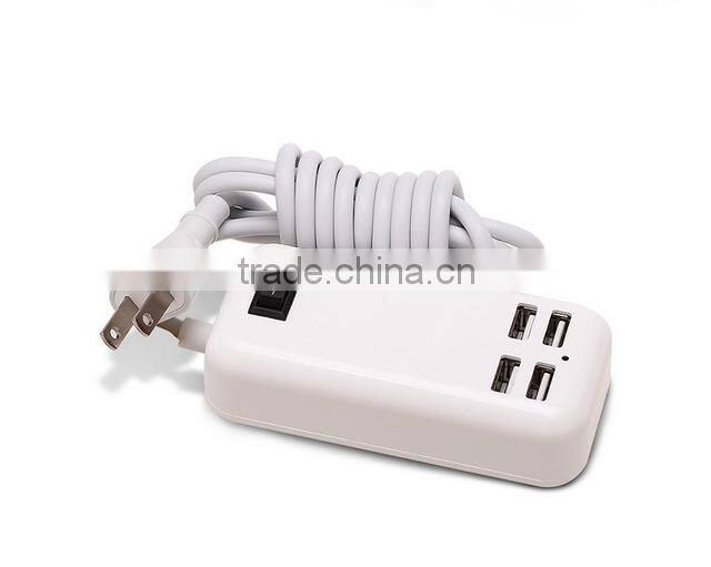 Wholesale China 4 USB Wall Charger 4-Port USB HUB Tranvel Charger