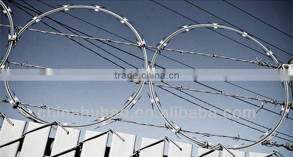 galvanized tiled razor barbed wire by manufacturer