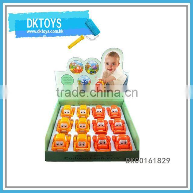 Mini Size Safe Plastic Cartoon Plane Toy Friction Toy Plane