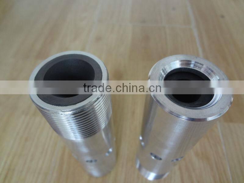 Double venturi boron carbide nozzle