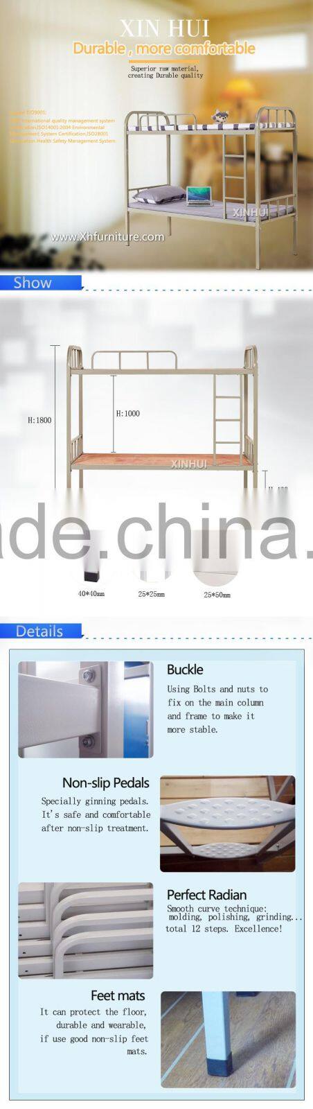 2016 best cheap steel bunk bed